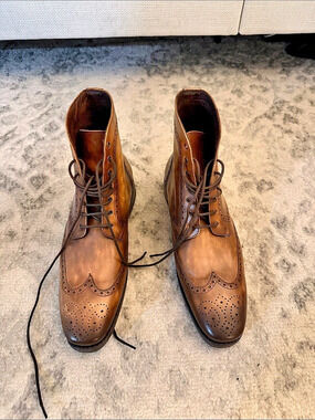 Thursday Boot Co. Men's Leather Brogue Boots US 9